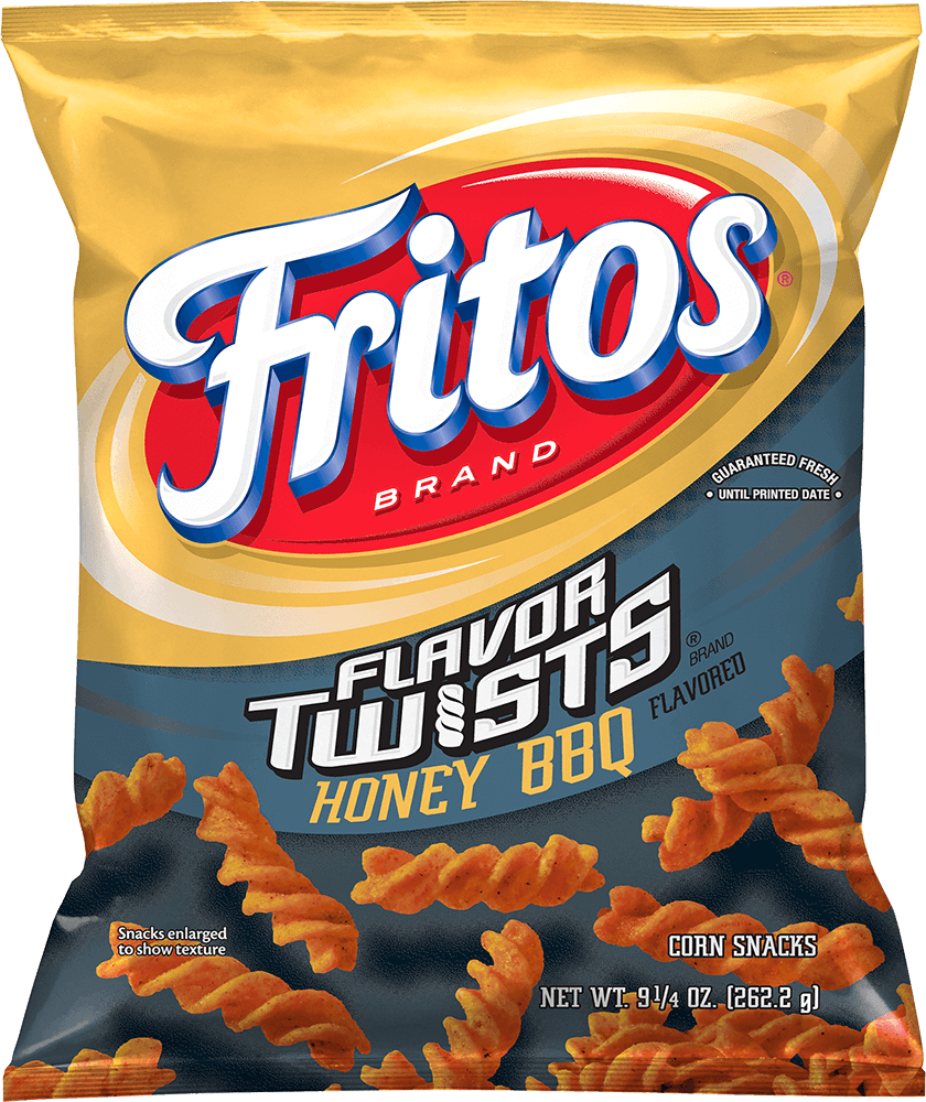 Bag of Fritos® Flavor Twists® Honey BBQ Flavored Corn Chips